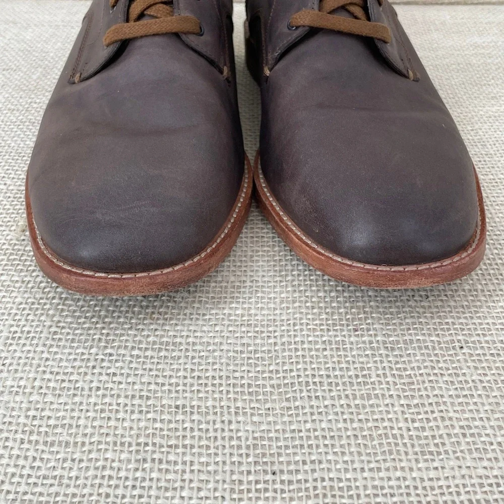 Cole Haan‎ Grand Series Mens 9.5M Dark Brown Leather Oxford Dress Shoes C31417